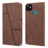 For Itel Vision 1 Flip Cover Case  (Stitched Leather with Magnetic Closure | )