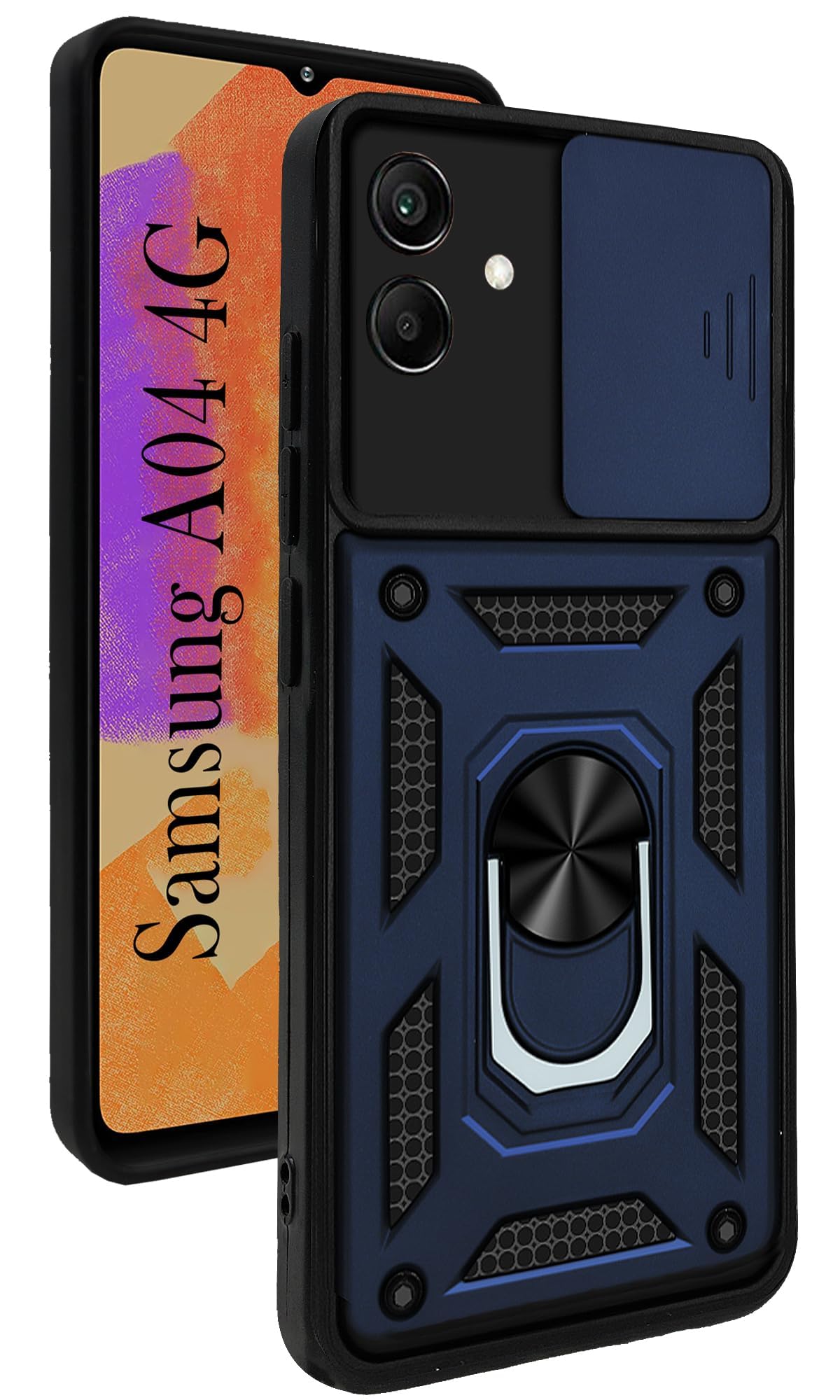 For Samsung Galaxy A04 | A04E  Back Case Cover (Hybrid Dual Armor Polycarbonate)