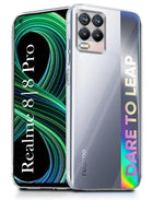 For Realme 8 | Realme 8 Pro Back Cover ( Silicone Clear Shockproof Case with Camera Protection | Soft and Flexible | Transparent)