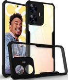 For Realme C55 Back Cover Case (Textured Grip Design | Camera Protetion | Slim and Light Weight | Soft Touch and Feel)