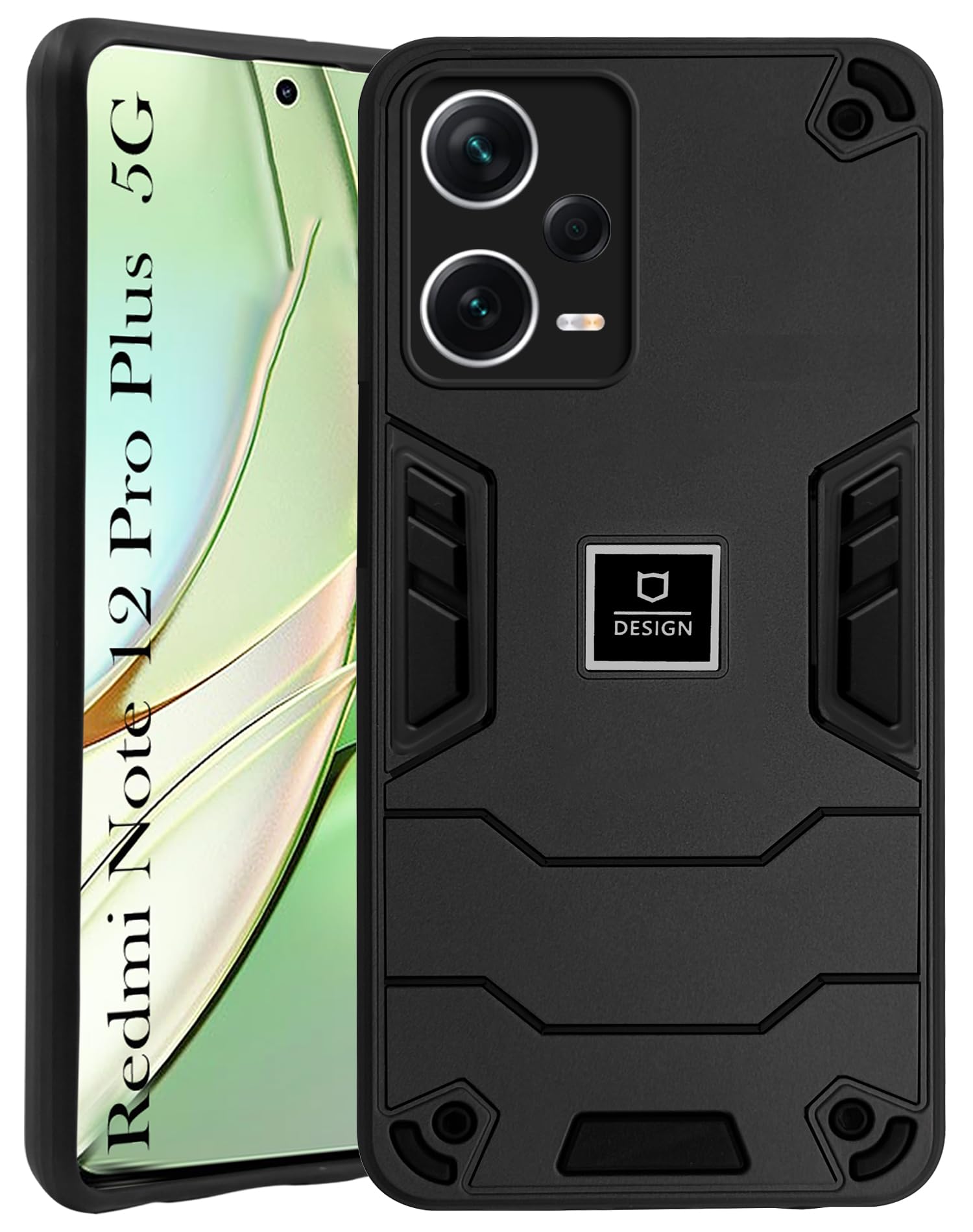 For Redmi Note 12 Pro Plus 5G Back Cover Case(Lightweight Hybrid Shockproof Polycarbonate)