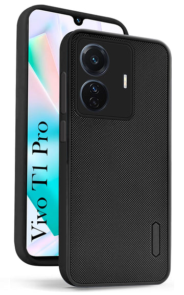 For Vivo T1 Pro 5G Back Cover Case (Textured Grip Design | Camera Protetion | Slim and Light Weight | Soft Touch and Feel)