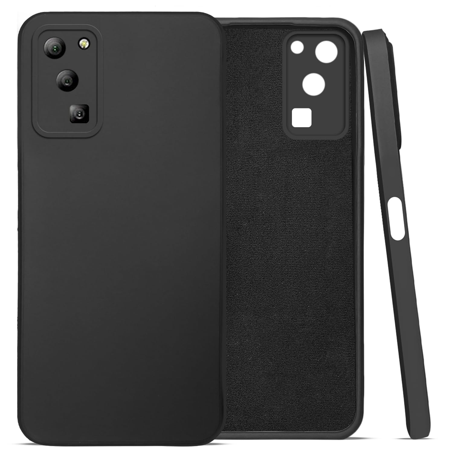 For Lava Blaze 1X 5G Back Cover Case (Matte Finish Silicone with Inside Fiber Cloth)