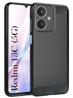 For Xiaomi Redmi 13C 5G Back Cover Case(Puffer Cushion Wave Design | Camera Protection)