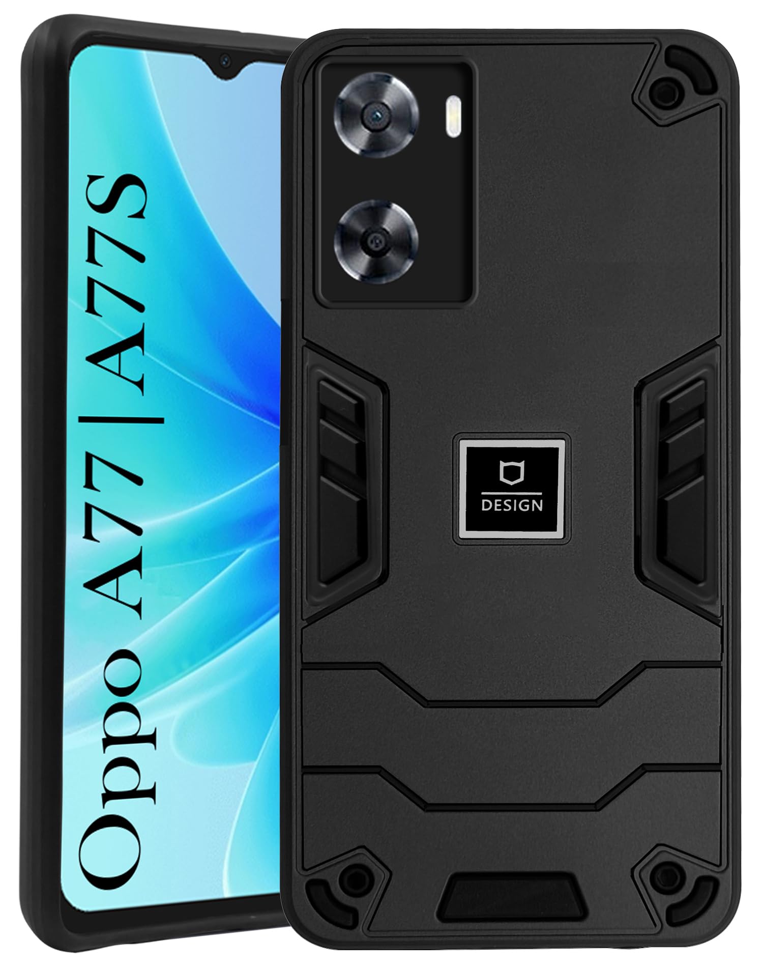 For Oppo A77 4G | Oppo A77s Back Cover Case(Lightweight Hybrid Armor Shockproof Polycarbonate)