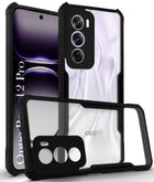 For Oppo Reno12 Pro 5G | Oppo Reno 12 Pro 5G Back Cover Case (Shockproof with Polycarbonate Clear Panel)