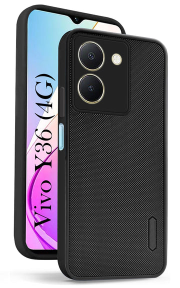 For Vivo Y36 Back Cover Case (Textured Grip Design | Camera Protetion | Slim and Light Weight | Soft Touch and Feel)