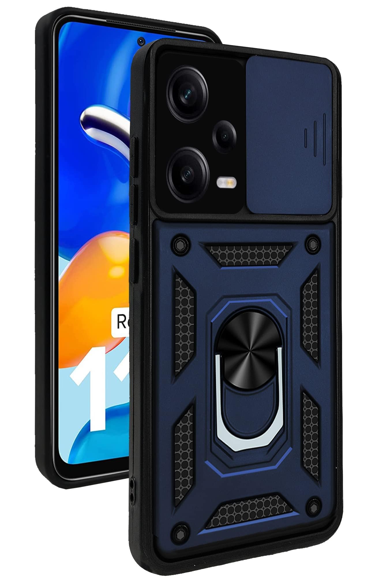 For Xiaomi Redmi Note 12 Pro 5G Back Cover (Hybrid Dual Armor | Polycarbonate)