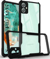 For Samsung Galaxy F05 | M05  Back Case Cover (Shockproof with Polycarbonate Clear Panel | Professional Black)