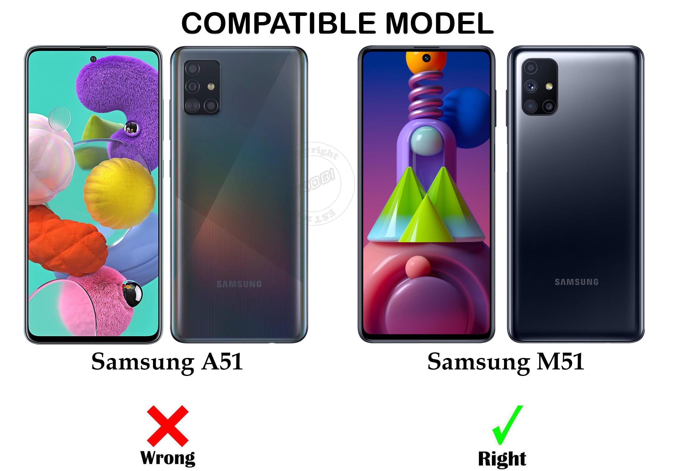 For Samsung Galaxy M51 Back Cover ( Silicone Clear Shockproof Case with Camera Protection | Soft and Flexible | Transparent)