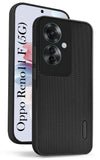 For Oppo Reno11 F 5G | Oppo Reno 11F 5G Back Cover Case Rubberised (Textured Grip Design| Micro-Fiber Cloth Inside | Slim and Light Weight | Soft Touch and Feel)