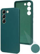 For Vivo T3 5G Back Cover Case (Matte Finish Silicone with Inside Fiber Cloth)