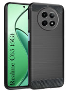 For Realme C65 5G Back Cover Case (Textured Grip Design | Camera Protetion | Slim and Light Weight | Soft Touch and Feel)