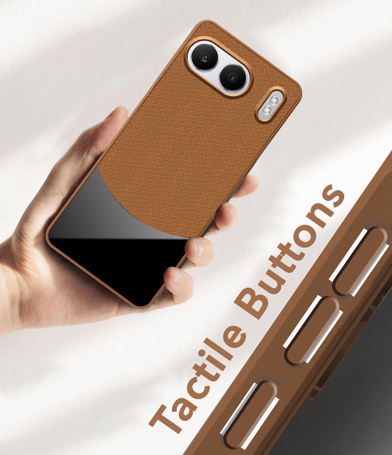For Oneplus Nord 4 Back Cover Case (Elegant PU Leather Finish | Premium Minimalist Professional | Camera Protection Bump)