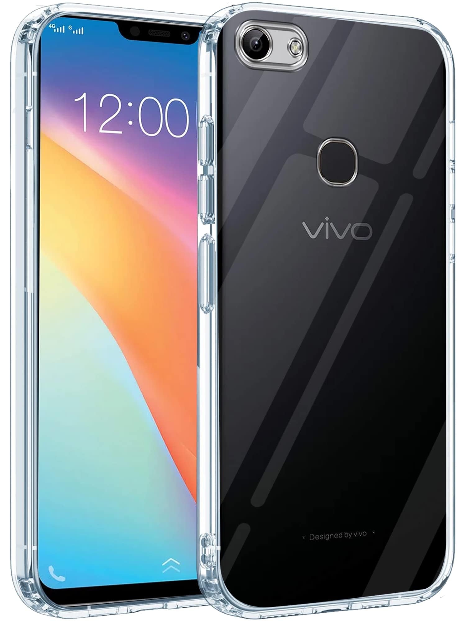 For Vivo Y81 | Vivo Y83 Back Cover (Silicone Clear Case with Camera Protection | Soft and Flexible)
