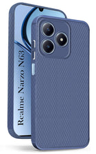 For Realme Narzo N63 Back Cover Case (Liquid Silicone | Side Grip | Camera Protection)