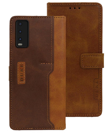For Vivo Y11s Flip Cover Case (Professional Dual Leather Finish)