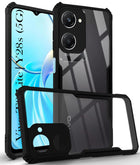 For Vivo T3 Lite 5G | Vivo Y28s 5G Back Cover Case (Textured Grip Design | Camera Protetion | Slim and Light Weight | Soft Touch and Feel)