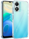 For Vivo Y02s Back Cover Case (Silicone Crystal Clear | Pure Camera Protection | Soft and Flexible for Charger and Headphone sockets | Shockproof Bumpers)