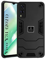 For Vivo Y31 (2021) Back Cover Case (Lightweight Hybrid Shockproof Polycarbonate)