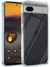 For Google Pixel 6a Back Case Cover (Shockproof Case with Camera Protection | Clear Silicone | Soft and Flexible | Transparent)