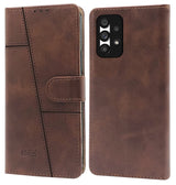 For Samsung Galaxy A73 5G Flip Cover Case (Stitched Leather Finish | Magnetic Closure | Inner TPU | Foldable Stand | Wallet Card Slots)