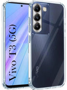 For Vivo T3 5G Back Cover Case (Textured Grip Design | Camera Protetion | Slim and Light Weight | Soft Touch and Feel)