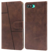 For Itel A25 Pro Flip Cover Case (Stitched Leather Finish | Magnetic Closure | Inner TPU | Foldable Stand | Wallet Card Slots)