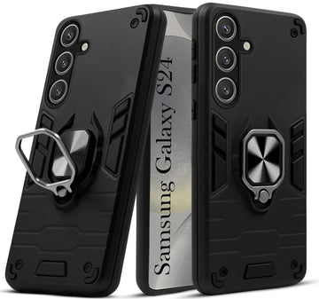 For Samsung Galaxy S24 Back Cover Case (Shockproof Polycarbonate Dual Layer Hybrid Armor)