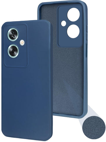 For Oppo A79 5G Back Cover Case  (Matte Finish Silicone with Inside Fiber Cloth)