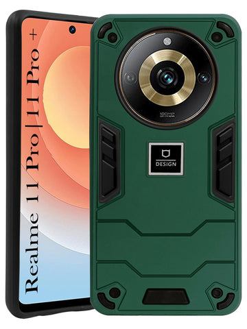 For Realme 11 Pro 5G | Realme 11 Pro Plus Back Cover Case (Lightweight Hybrid Shockproof Polycarbonate)