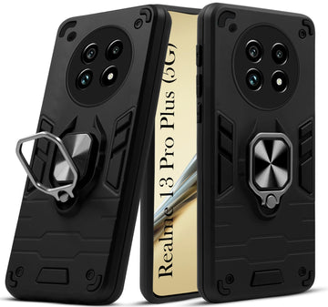For Realme 13 Pro |Realme 13 Pro Plus 5G Back Cover Case (Shockproof Polycarbonate Dual Layer Hybrid Armor)