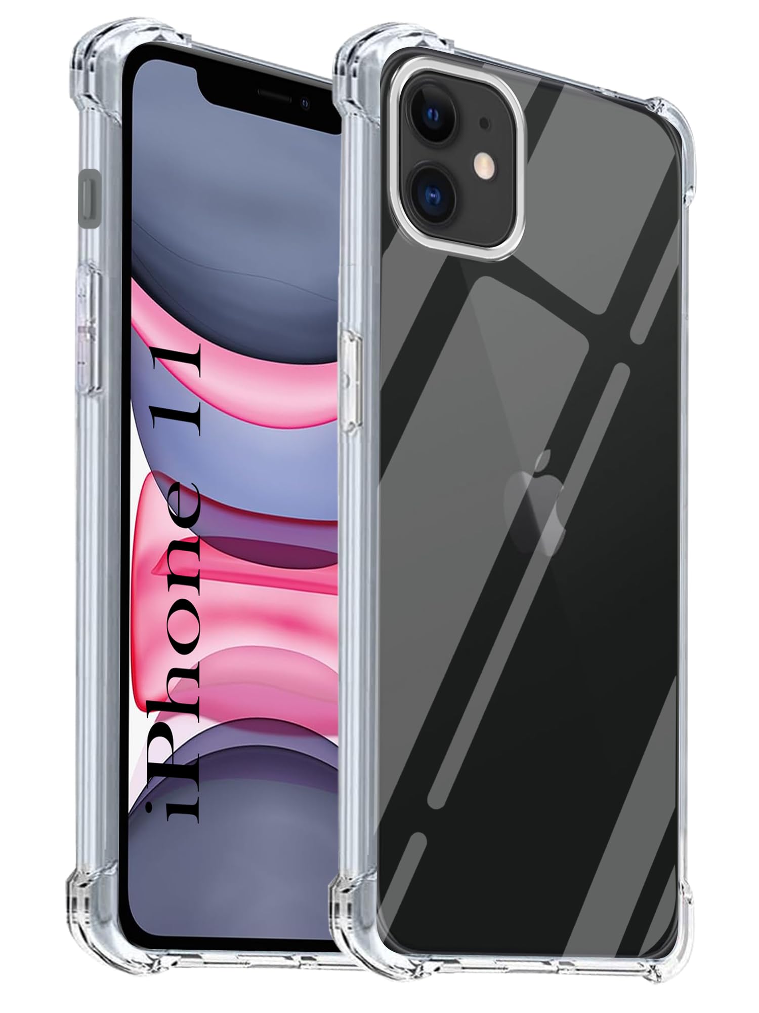 For Apple iPhone 11 Back Cover (Shockproof Crystal Clear Anti Yellow Case | Drop & Camera Protection | Hard Polycarbonate)