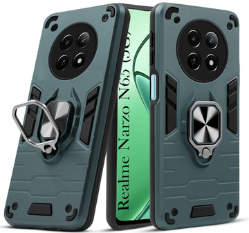 For Realme Narzo N65 5G Back Case Cover (Shockproof Polycarbonate Dual Layer Hybrid Armor)