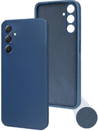 For Samsung Galaxy M54 5G Back Cover Case (Matte Finish Silicone with Inside Fiber Cloth)