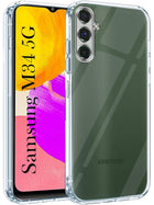 For Samsung Galaxy M34 5G Back Cover Case (Puffer Cushion Wave Design | Camera Protection)