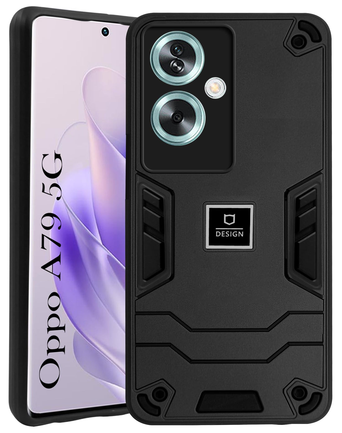 For Oppo A79 5G Back Cover Case(Lightweight Hybrid Shockproof Polycarbonate)