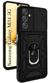 For Samsung Galaxy M34 5G Back Cover Case (Hybrid Dual Armor Polycarbonate)