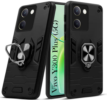 For Vivo Y300 Plus Back Cover Case (Shockproof Polycarbonate Dual Layer Hybrid Armor)