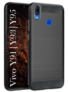 For Vivo Y91 | Vivo Y93 | Vivo Y95 Back Cover Case (Textured Grip Design | Camera Protetion | Slim and Light Weight | Soft Touch and Feel)