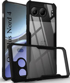 For Oneplus Nord 4 Back Cover Case (Shockproof with Polycarbonate Clear Panel)