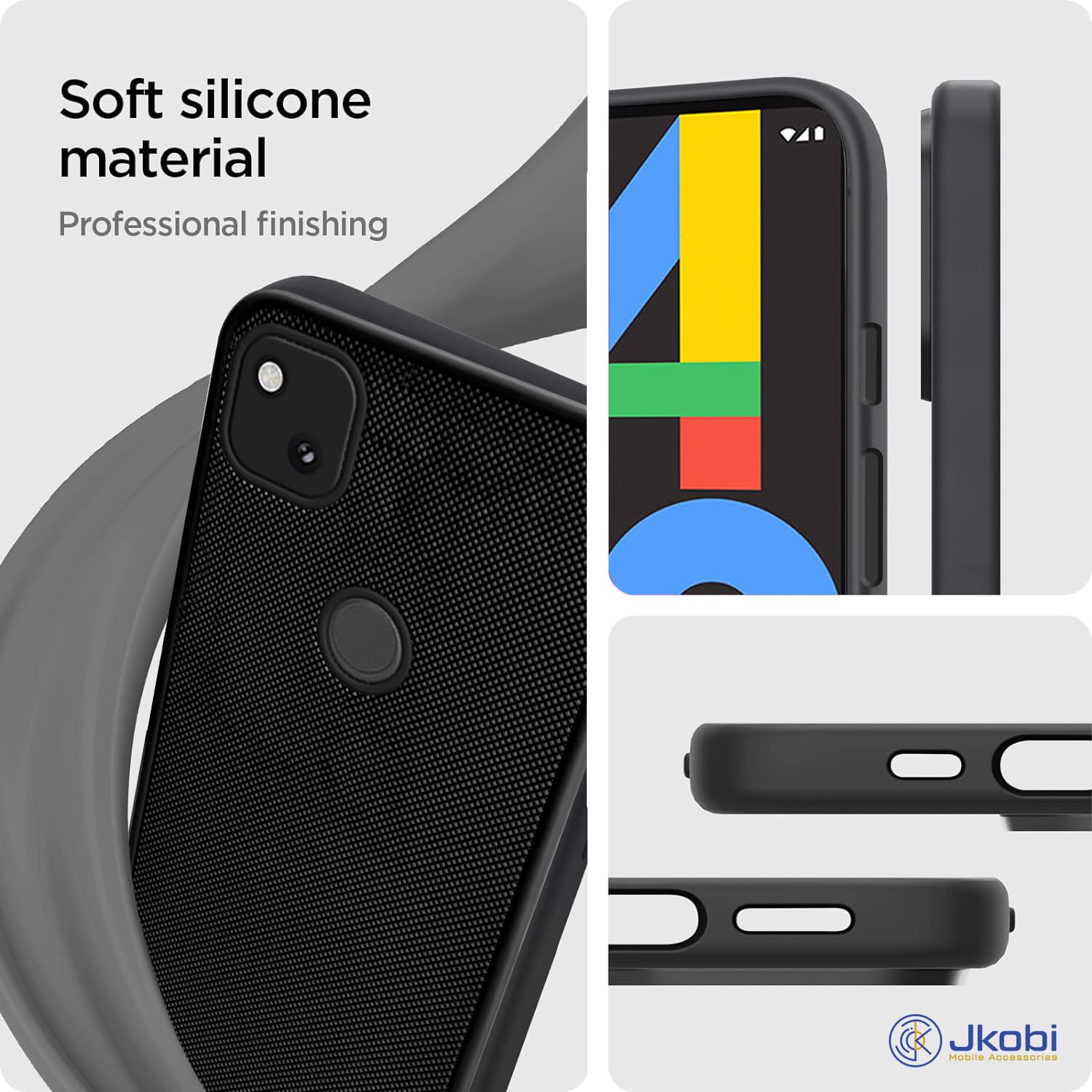 SUPCASE UB Style Case For Google Pixel 4A – Slim Rugged, Shockproof, Qi Charging