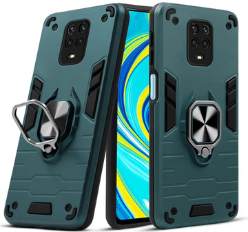 For Xiaomi Mi Redmi Note 9S Back Cover Case (Shockproof Polycarbonate Dual Layer Hybrid Armor)