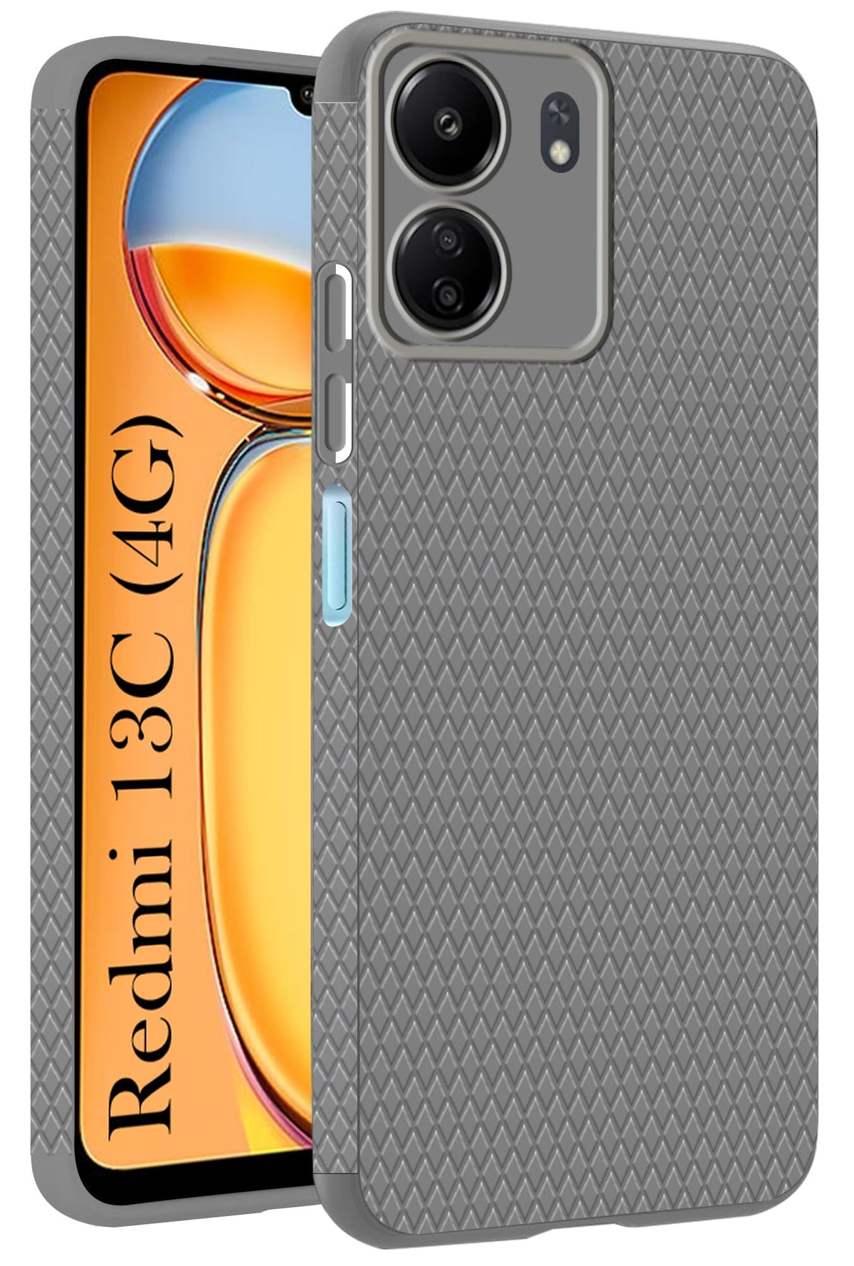 For Xiaomi Redmi 13C 4G Back Cover Case (Liquid Silicone | Side Grip | Camera Protection)