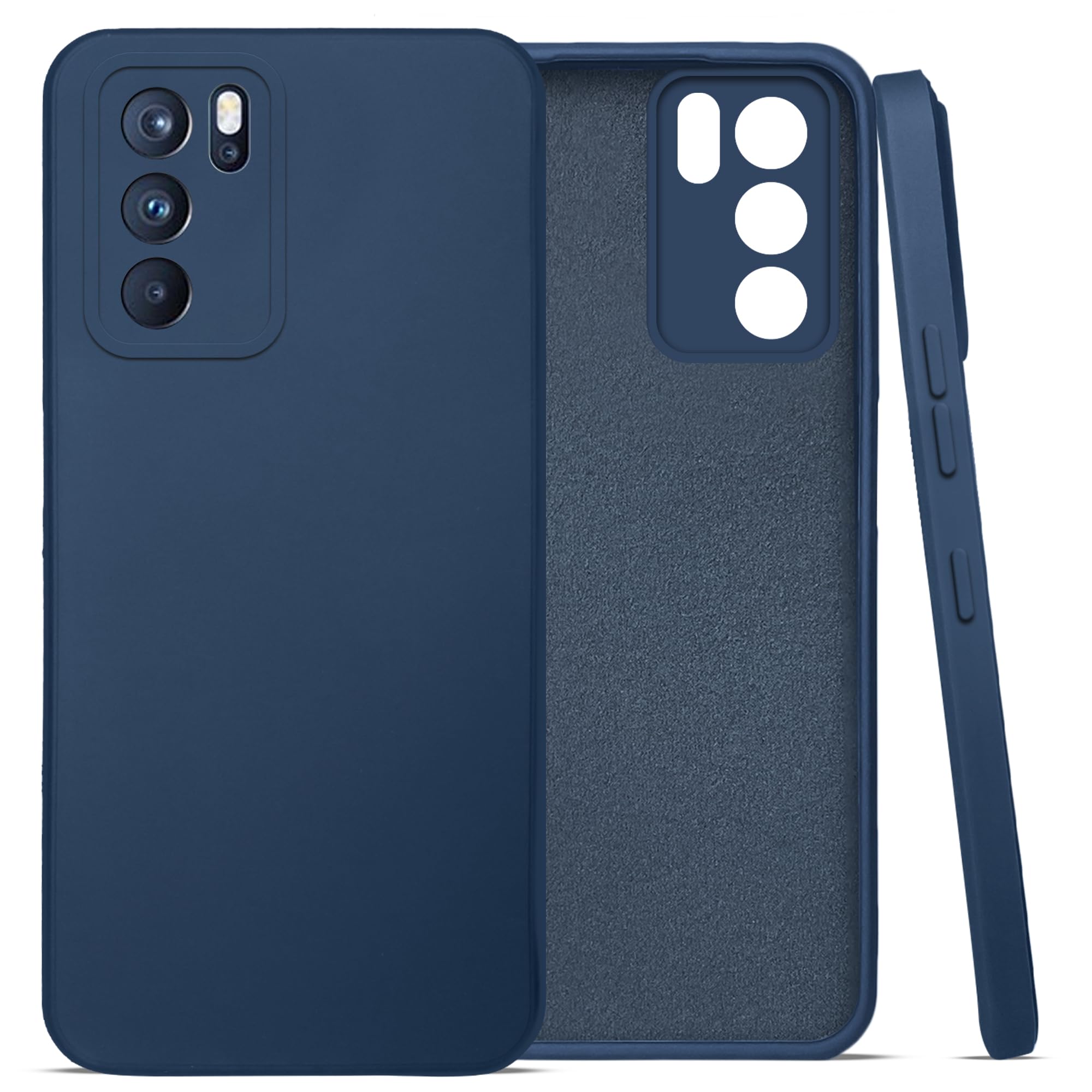 For Oppo Reno6 Pro 5G Back Cover ( Silicone Clear Shockproof Case with Camera Protection | Soft and Flexible | Transparent)