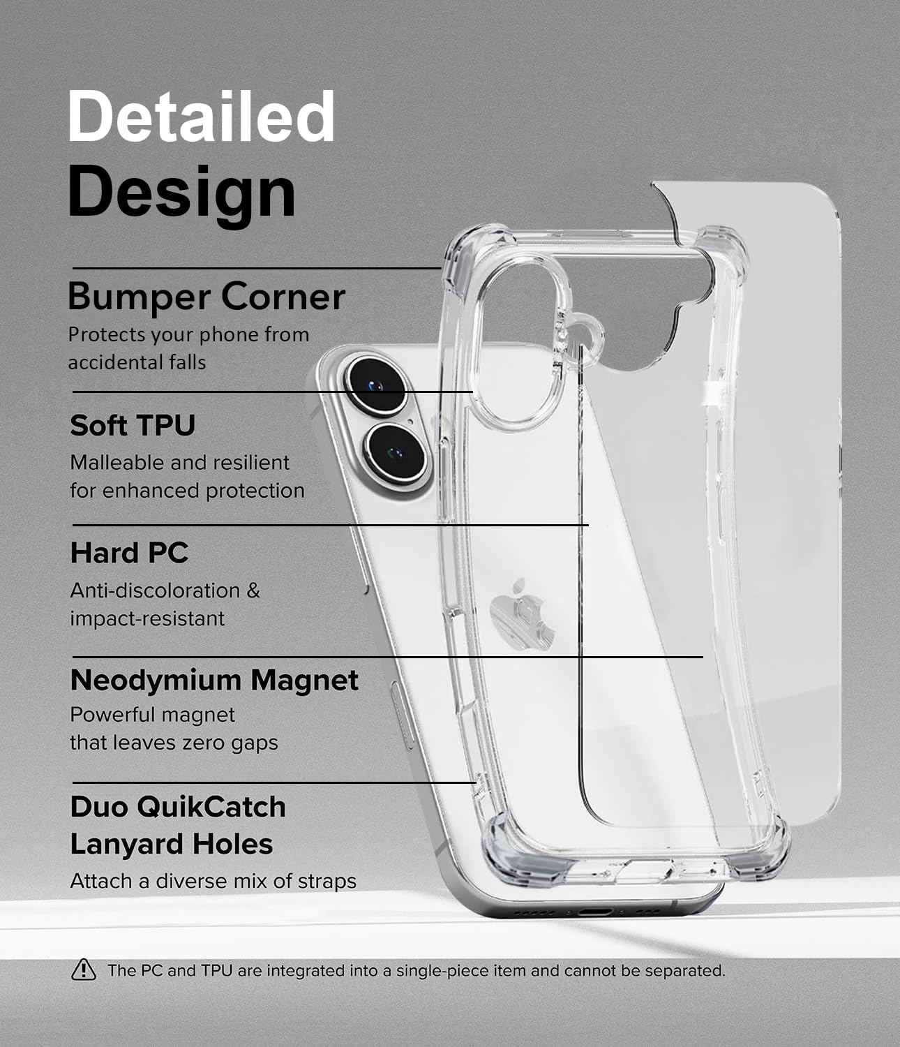 For Apple iPhone 13 Back Cover (Shockproof Crystal Clear Case | Drop & Camera Protection | Hard Polycarbonate)
