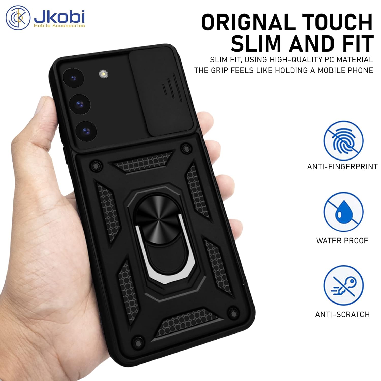For Samsung Galaxy S22 5G Back Cover Case (Hybrid Dual Armor Polycarbonate)