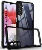 For Samsung Galaxy M34 5G Back Cover Case (Puffer Cushion Wave Design | Camera Protection)