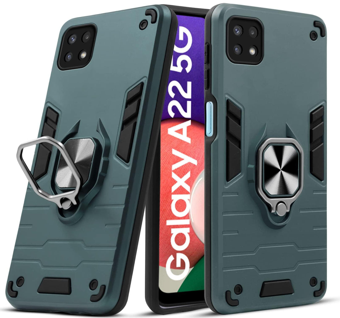 For Samsung Galaxy A22 5G Back Cover Case (Shockproof Hybrid Armor)