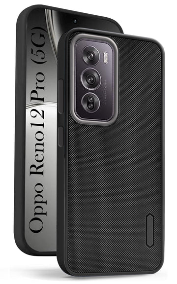 For Oppo Reno12 Pro 5G | Oppo Reno 12 Pro 5G Back Cover Case (Textured Grip Design | Camera Protection | Slim and Light Weight | Soft Touch and Feel)